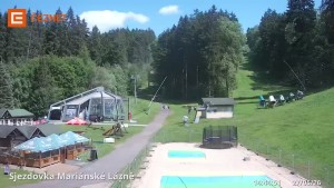 Skiareál Mariánky - Dolní stanice lanovky - 27.5.2026 v 14:45 Skiareál Mariánky - Dolní stanice lanovky - 27.5.2026 v 14:45