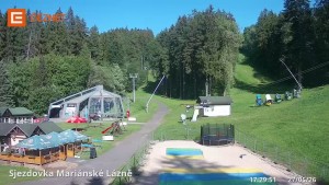 Skiareál Mariánky - Dolní stanice lanovky - 27.5.2026 v 17:30 Skiareál Mariánky - Dolní stanice lanovky - 27.5.2026 v 17:30