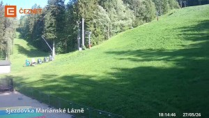Skiareál Mariánky - Dolní stanice lanovky - 27.5.2026 v 18:15 Skiareál Mariánky - Dolní stanice lanovky - 27.5.2026 v 18:15