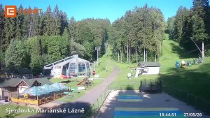 Skiareál Mariánky - Dolní stanice lanovky - 27.5.2026 v 18:45 Skiareál Mariánky - Dolní stanice lanovky - 27.5.2026 v 18:45