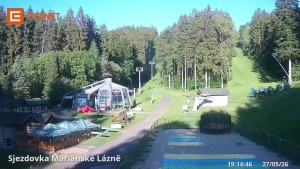 Skiareál Mariánky - Dolní stanice lanovky - 27.5.2026 v 19:15 Skiareál Mariánky - Dolní stanice lanovky - 27.5.2026 v 19:15