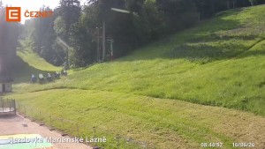 Skiareál Mariánky - Dolní stanice lanovky - 16.6.2026 v 08:45 Skiareál Mariánky - Dolní stanice lanovky - 16.6.2026 v 08:45