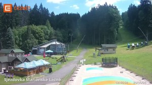 Ośrodek narciarski Mariánky - Dolna stacja kolejki linowej - 24.6.2026 v 12:45 Ośrodek narciarski Mariánky - Dolna stacja kolejki linowej - 24.6.2026 v 12:45