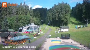 Ośrodek narciarski Mariánky - Dolna stacja kolejki linowej - 24.6.2026 v 17:45 Ośrodek narciarski Mariánky - Dolna stacja kolejki linowej - 24.6.2026 v 17:45