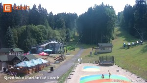 Skiareál Mariánky - Dolní stanice lanovky - 31.7.2026 v 11:45 Skiareál Mariánky - Dolní stanice lanovky - 31.7.2026 v 11:45
