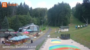 Skigebiet Mariánky - Untere Seilbahnstation - 31.7.2026 v 14:45 Skigebiet Mariánky - Untere Seilbahnstation - 31.7.2026 v 14:45