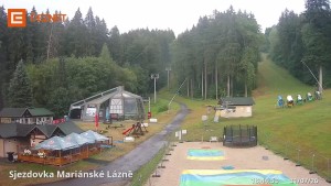 Skigebiet Mariánky - Untere Seilbahnstation - 31.7.2026 v 18:45 Skigebiet Mariánky - Untere Seilbahnstation - 31.7.2026 v 18:45