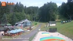 Lower cable car station