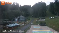 Lower cable car station