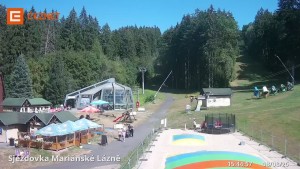 Ośrodek narciarski Mariánky - Dolna stacja kolejki linowej - 8.8.2026 v 15:45 Ośrodek narciarski Mariánky - Dolna stacja kolejki linowej - 8.8.2026 v 15:45