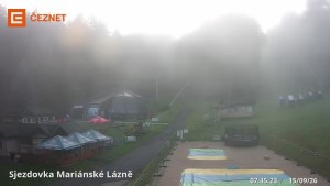 Mariánky Ski Resort - Lower cable car station - 15.9.2026 v 07:45 Mariánky Ski Resort - Lower cable car station - 15.9.2026 v 07:45