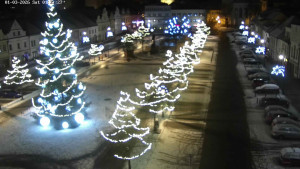 Město Beroun - Husovo náměstí - 3.1.2026 v 01:15 Město Beroun - Husovo náměstí - 3.1.2026 v 01:15