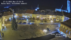 Město Kutná Hora - Palackého náměstí - 17.11.2025 v 17:31 Město Kutná Hora - Palackého náměstí - 17.11.2025 v 17:31