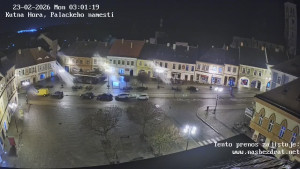 Město Kutná Hora - Palackého náměstí - 23.2.2026 v 03:01 Město Kutná Hora - Palackého náměstí - 23.2.2026 v 03:01