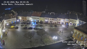 Město Kutná Hora - Palackého náměstí - 23.2.2026 v 04:01 Město Kutná Hora - Palackého náměstí - 23.2.2026 v 04:01
