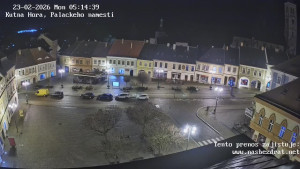 Město Kutná Hora - Palackého náměstí - 23.2.2026 v 05:15 Město Kutná Hora - Palackého náměstí - 23.2.2026 v 05:15