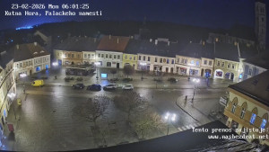 Město Kutná Hora - Palackého náměstí - 23.2.2026 v 06:01 Město Kutná Hora - Palackého náměstí - 23.2.2026 v 06:01