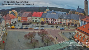 Město Kutná Hora - Palackého náměstí - 23.2.2026 v 07:31 Město Kutná Hora - Palackého náměstí - 23.2.2026 v 07:31