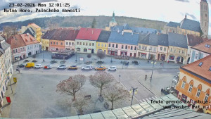 Město Kutná Hora - Palackého náměstí - 23.2.2026 v 12:01 Město Kutná Hora - Palackého náměstí - 23.2.2026 v 12:01