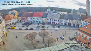 Město Kutná Hora - Palackého náměstí - 23.2.2026 v 13:15 Město Kutná Hora - Palackého náměstí - 23.2.2026 v 13:15