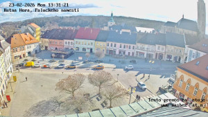 Město Kutná Hora - Palackého náměstí - 23.2.2026 v 13:31 Město Kutná Hora - Palackého náměstí - 23.2.2026 v 13:31