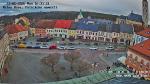 Město Kutná Hora - Palackého náměstí - 23.2.2026 v 16:31 Město Kutná Hora - Palackého náměstí - 23.2.2026 v 16:31