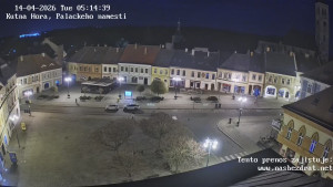 Město Kutná Hora - Palackého náměstí - 14.4.2026 v 05:15 Město Kutná Hora - Palackého náměstí - 14.4.2026 v 05:15
