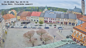 Město Kutná Hora - Palackého náměstí - 14.4.2026 v 10:31 Město Kutná Hora - Palackého náměstí - 14.4.2026 v 10:31