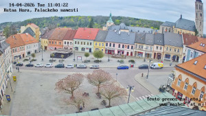 Město Kutná Hora - Palackého náměstí - 14.4.2026 v 11:01 Město Kutná Hora - Palackého náměstí - 14.4.2026 v 11:01