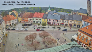 Město Kutná Hora - Palackého náměstí - 14.4.2026 v 15:31 Město Kutná Hora - Palackého náměstí - 14.4.2026 v 15:31