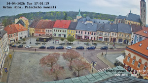Město Kutná Hora - Palackého náměstí - 14.4.2026 v 17:01 Město Kutná Hora - Palackého náměstí - 14.4.2026 v 17:01