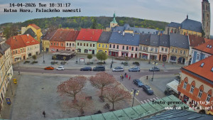 Město Kutná Hora - Palackého náměstí - 14.4.2026 v 18:31 Město Kutná Hora - Palackého náměstí - 14.4.2026 v 18:31
