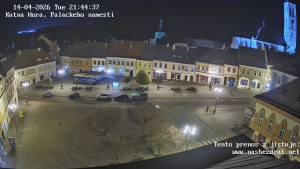 Město Kutná Hora - Palackého náměstí - 14.4.2026 v 21:45 Město Kutná Hora - Palackého náměstí - 14.4.2026 v 21:45