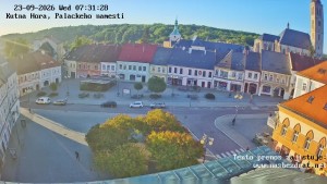 Miasto Kutná Hora - Palackiego plac - 23.9.2026 v 07:31 Miasto Kutná Hora - Palackiego plac - 23.9.2026 v 07:31