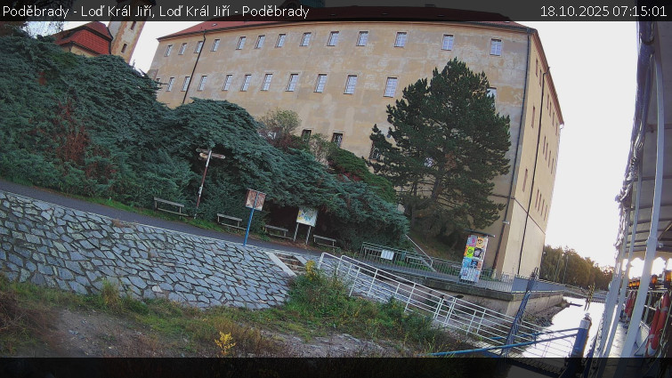 Poděbrady - Loď Král Jiří - Loď Král Jiří - Poděbrady - 18.10.2025 v 07:15 Poděbrady - Loď Král Jiří - Loď Král Jiří - Poděbrady - 18.10.2025 v 07:15