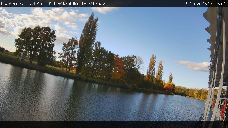 Poděbrady - Loď Král Jiří - Loď Král Jiří - Poděbrady - 18.10.2025 v 16:15 Poděbrady - Loď Král Jiří - Loď Král Jiří - Poděbrady - 18.10.2025 v 16:15
