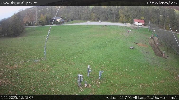 Skiareál Filipov - Dětský vlek - 1.11.2025 v 15:45 Skiareál Filipov - Dětský vlek - 1.11.2025 v 15:45