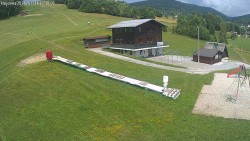 Ski school and children's playground