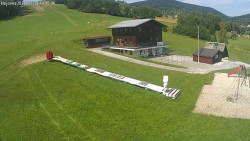 Ski school and children's playground