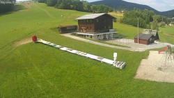 Ski school and children's playground