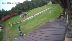Boarding the ski lift
