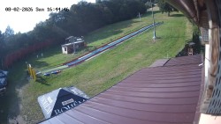 Boarding the ski lift