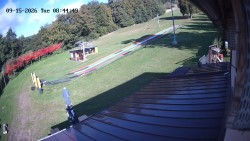 Boarding the ski lift