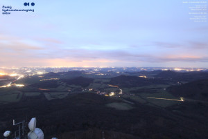 Milešovka - Milešov - 5.4.2026 v 20:45 Milešovka - Milešov - 5.4.2026 v 20:45