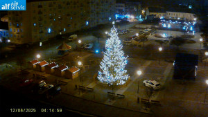 Město Blansko - Náměstí Republiky - 8.12.2025 v 04:15 Město Blansko - Náměstí Republiky - 8.12.2025 v 04:15