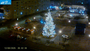 Město Blansko - Náměstí Republiky - 8.12.2025 v 05:02 Město Blansko - Náměstí Republiky - 8.12.2025 v 05:02