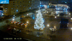 Město Blansko - Náměstí Republiky - 8.12.2025 v 06:15 Město Blansko - Náměstí Republiky - 8.12.2025 v 06:15