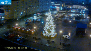 Město Blansko - Náměstí Republiky - 8.12.2025 v 07:02 Město Blansko - Náměstí Republiky - 8.12.2025 v 07:02