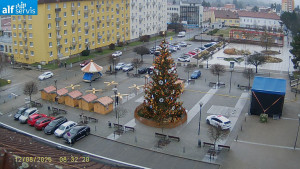 Město Blansko - Náměstí Republiky - 8.12.2025 v 08:32 Město Blansko - Náměstí Republiky - 8.12.2025 v 08:32