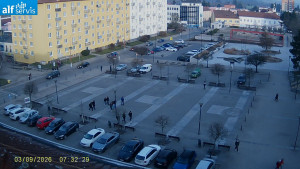 Město Blansko - Náměstí Republiky - 9.3.2026 v 07:32 Město Blansko - Náměstí Republiky - 9.3.2026 v 07:32